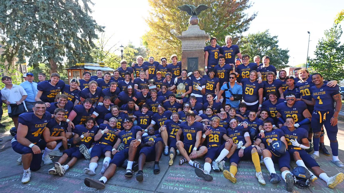 Amazing performance by our squad today…so proud of everyone…great TEAM win to reclaim the goat trophy and spin the Eagle East #OneplayAtATime #KeepStackin