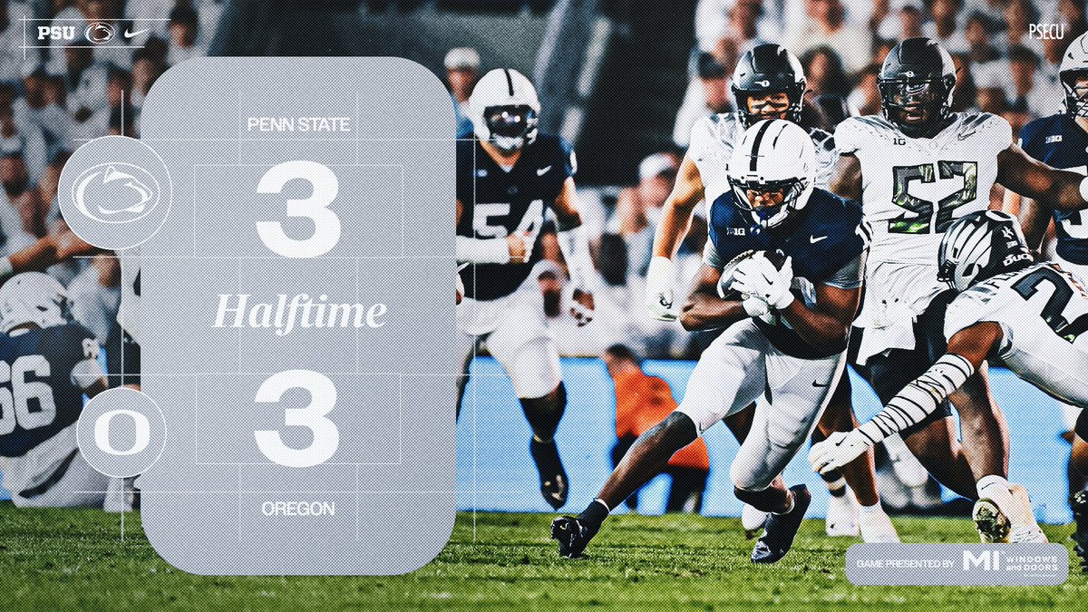 It's halftime in Happy Valley.