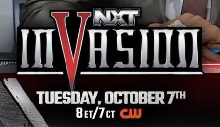 TIMWrestling's tweet photo. ¿Qué tal el logo de NXT Invasion? #NoMercyCL #NXTNoMercy https://t.co/6vwOQJuxnv