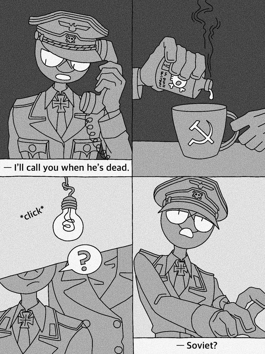 I redrew my old comic. It's based on a scene from 'Arlington Road