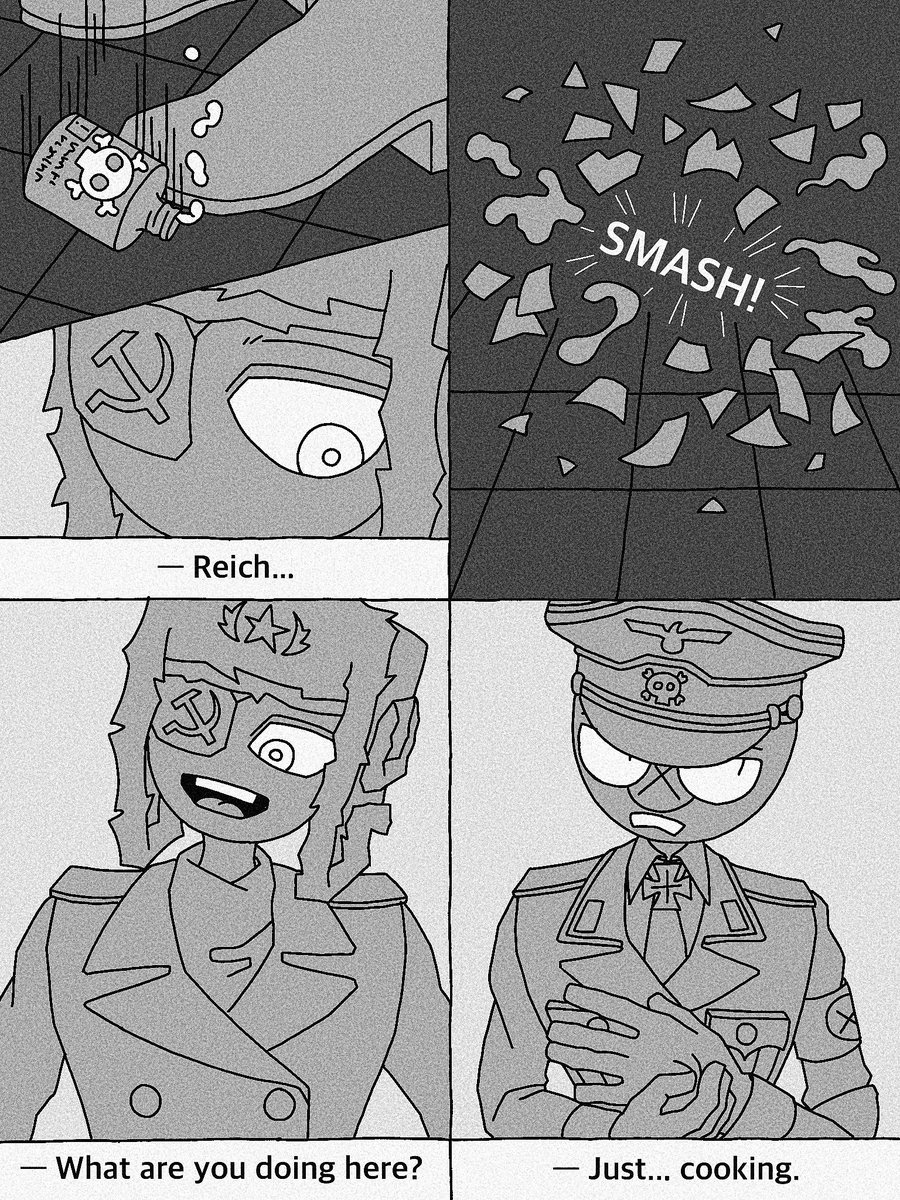 I redrew my old comic. It's based on a scene from 'Arlington Road