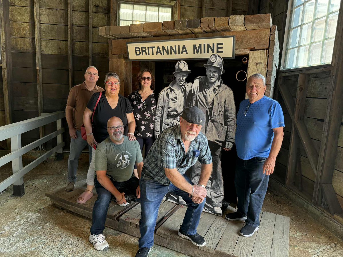 @HamiltonSound enjoying a great tour of @BritanniaMineMuseum