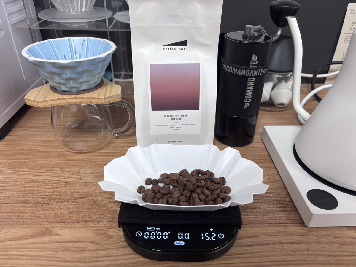 喝不懂秘鲁瑰夏…没味，低温尾韵有点像臭鳜鱼…🙂‍↔️