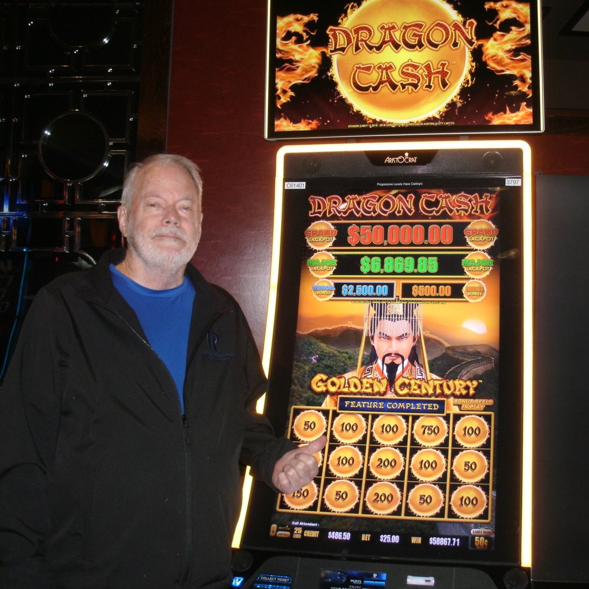 Big win on Dragon Link! 🐉💰 Congratulations to the lucky player who hit $58,867!
▫️
▫️
Must be 21+ to gamble. Gambling problem? Call 1-888-777-9696