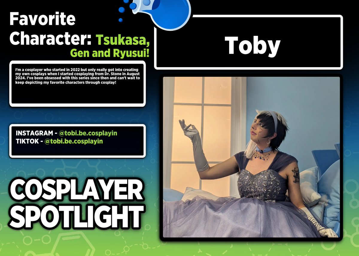 🧪CONTRIBUTOR SPOTLIGHTS💫

The science behind these contributors is rock solid!

Featuring:
🧪Merch artist: <a href="/AWDEKO/">Chan✨</a> 
💫Artist: <a href="/dandd_star/">DANDDstar🍃☄️</a> 
🧪Cosplayer: Toby