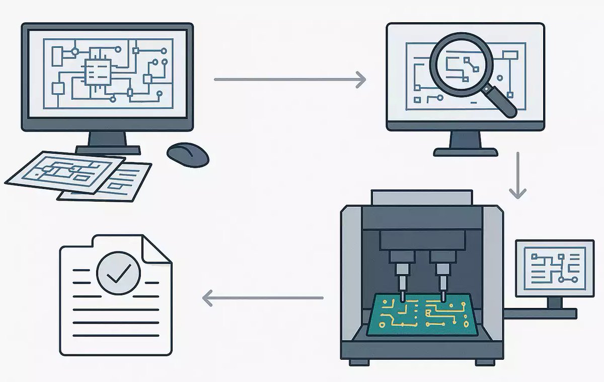 PCBFastTurn's tweet image. Flying probes fly to your test points. No fixtures needed.
 → fastturnpcbs.com/blog/flying-pr…

Great for low-volume boards, flexible designs, rapid changes. But slow vs ICT, and limited for BGA interior nets.
#PCB #FlyingProbe #Testing #Electronics