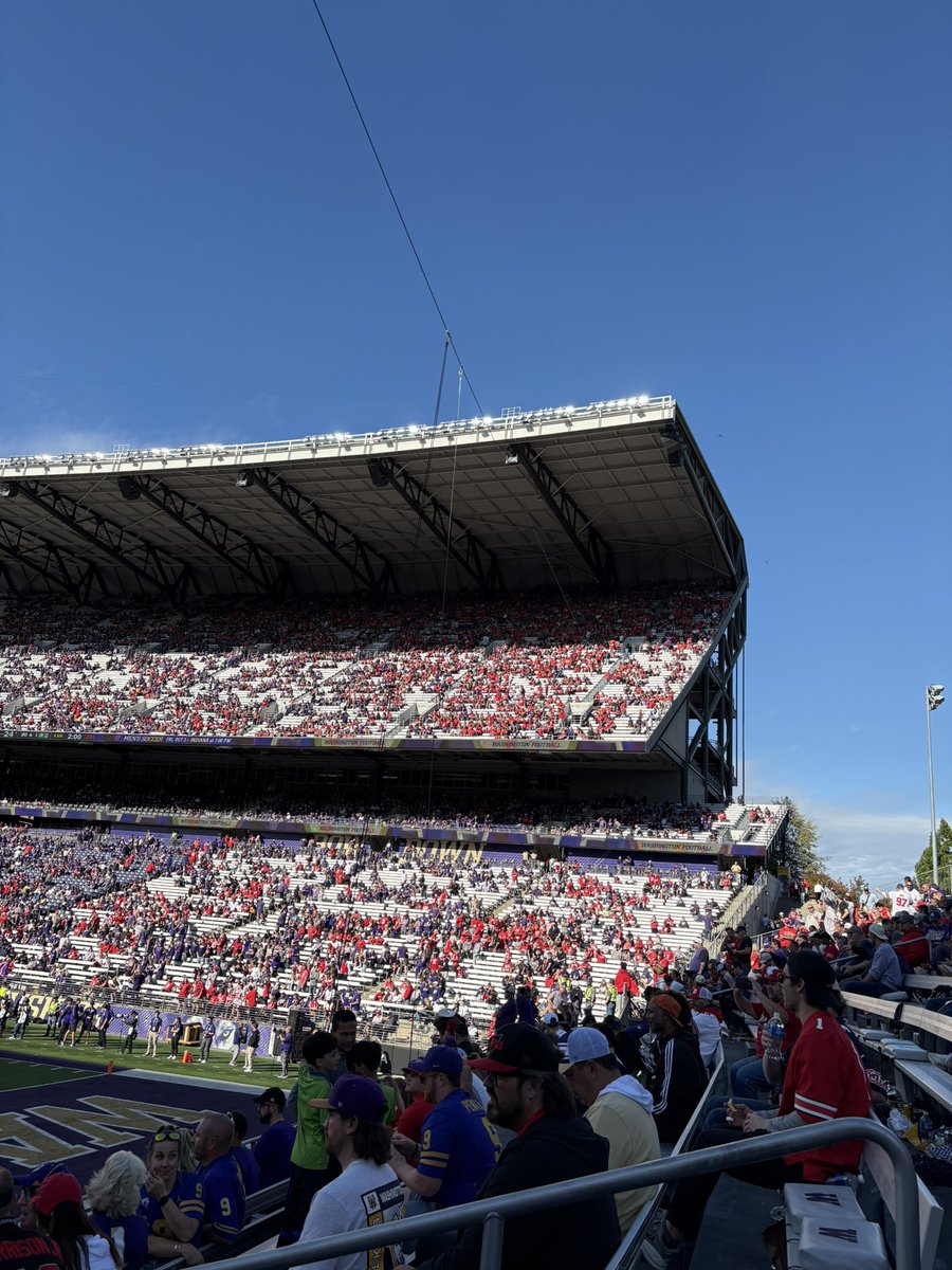 CJAdams5's tweet photo. @Barstoolhuskies @BarstoolOSU Where did your fans go? https://t.co/lxqZ1fiSU2