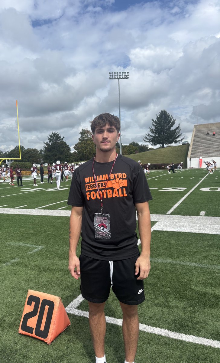 Tate Kotz (@tatekotz) on Twitter photo Had a great gameday visit <a href="/RoanokeFB/">Roanoke College Football</a> the atmosphere and experience was great!! Thank you <a href="/DeReHicks/">Dere Hicks</a> <a href="/CoachGiancola/">Mike Giancola</a> <a href="/CoachSprad_3/">Tony Spradlin</a> <a href="/BryanStiney/">Coach Stiney</a> <a href="/CoachBradLutz/">Coach Brad Lutz</a> Had a great gameday visit <a href="/RoanokeFB/">Roanoke College Football</a> the atmosphere and experience was great!! Thank you <a href="/DeReHicks/">Dere Hicks</a> <a href="/CoachGiancola/">Mike Giancola</a> <a href="/CoachSprad_3/">Tony Spradlin</a> <a href="/BryanStiney/">Coach Stiney</a> <a href="/CoachBradLutz/">Coach Brad Lutz</a>