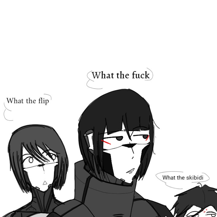 Mathicrysis_1's tweet photo. My god Kolibri, language 😡

#signalisfanart https://t.co/mxVdQpc2Nt