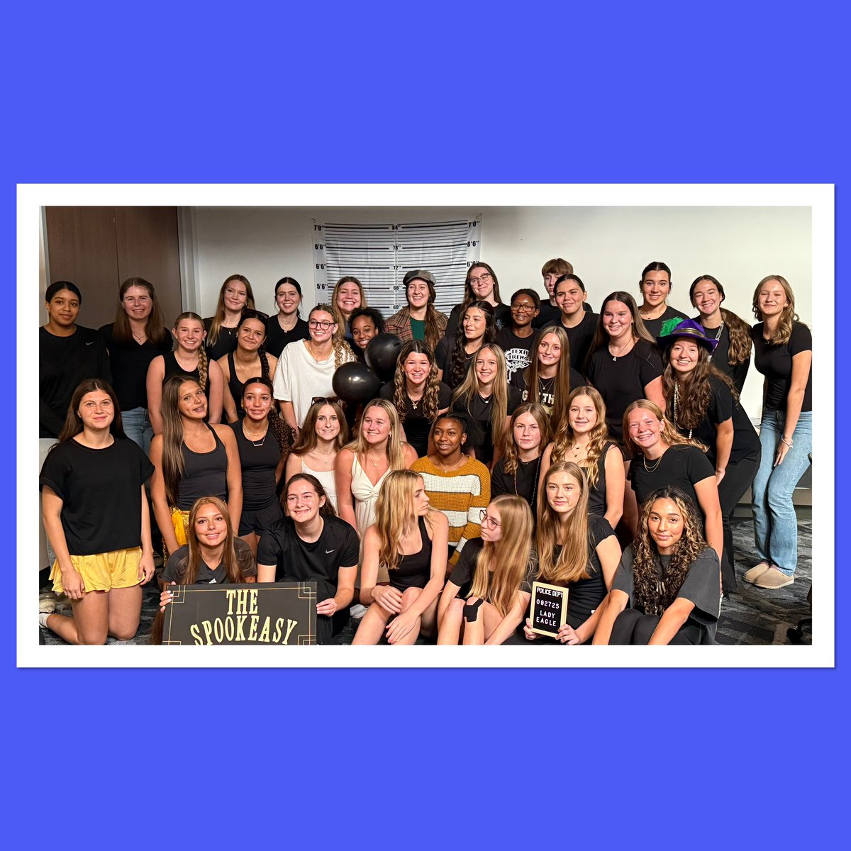 CoachFarney's tweet photo. LADY EAGLES, 9–12, had a blast 2nite as they bonded while solving a murder mystery—Taylor, Ava, &amp; Gabby got the culprit &amp; motive correct. Fun was had by all!  Thanks, Sydney, JaNett, Sherlyn &amp; Lindsey Gerlinger for your great ideas, food, &amp; decorations—was a huge success #EFND💙 https://t.co/ShVP1k4poH