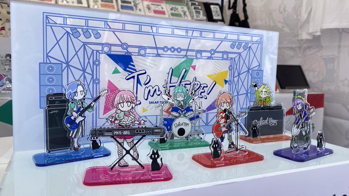 おはようございます！
#ビーサイドARTFES 本日もよろしくお願いします！

【速報】アクリルフィギュアスタンド-シバタ(紫)
1個だけ在庫復活しております・・・！

ロンTは全サイズめちゃめちゃ補充しました！！！

お待ちしております！