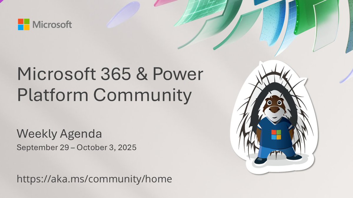 SharePoint's tweet image. 💡 Weekly update on the upcoming community calls from #Microsoft365dev &amp;amp; #PowerPlatform Community

• Calls for this week with agenda details 📅
• Focus on #Copilot, #SharePoint and #SPFx
• Demos this week by Microsoft and community

📝 See details → msft.it/6011sskQT