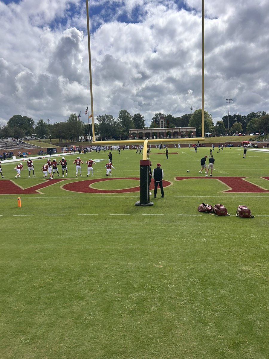 Had a great visit at Elon watching them go 1-0 in the CAA today! Thanks for having me! <a href="/ElonFootball/">Elon Football</a> <a href="/Coach_Stad/">Alex Stadler</a> <a href="/CoachMChristian/">Matt Christian (Coach C)</a>