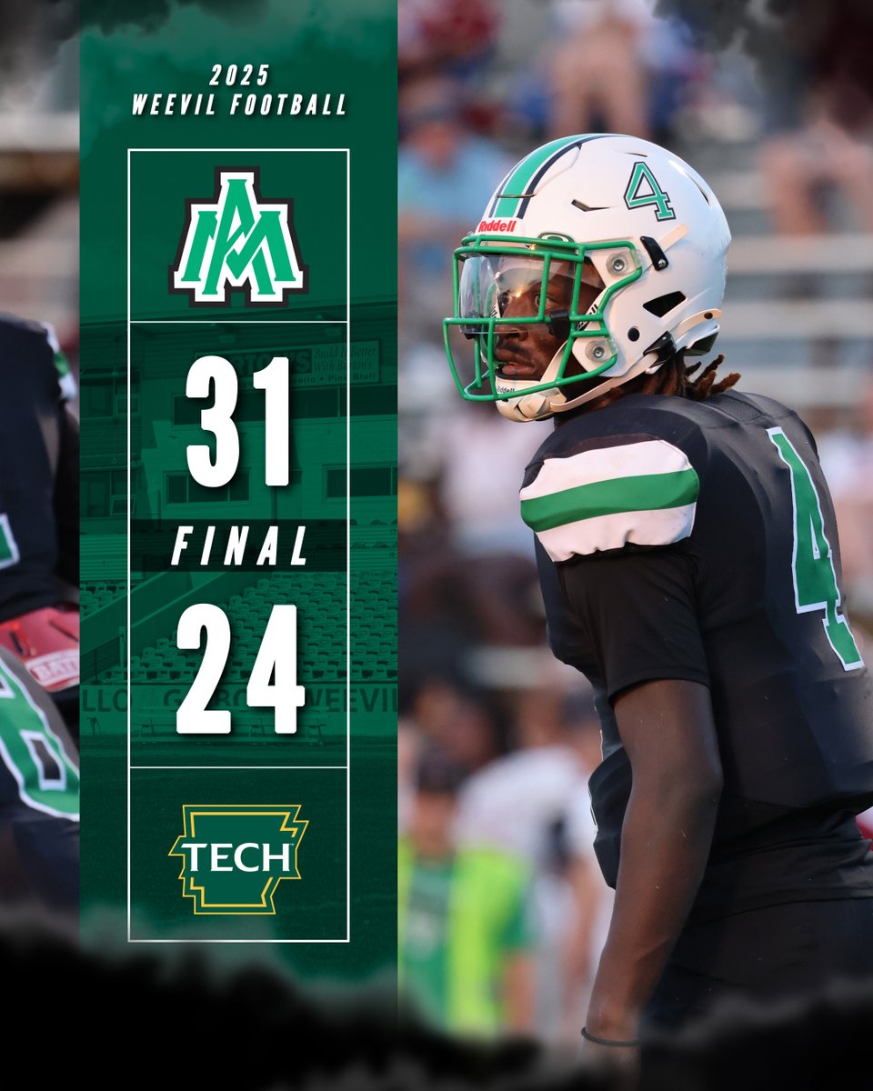 𝐖𝐄𝐄𝐕𝐈𝐋𝐒 𝐖𝐈𝐍! 🔥

UAM takes down Arkansas Tech!

#EatEmUp
