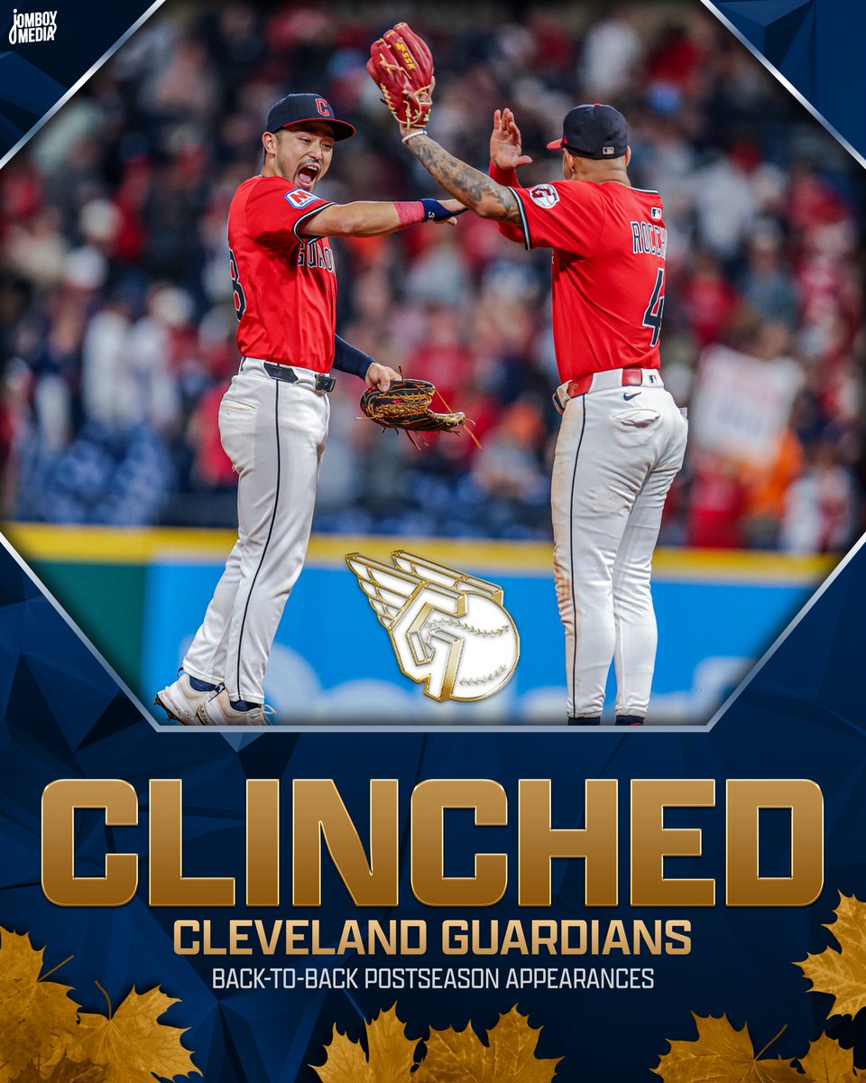The Guardians are headed to the playoffs for the seventh time in the past 10 years!