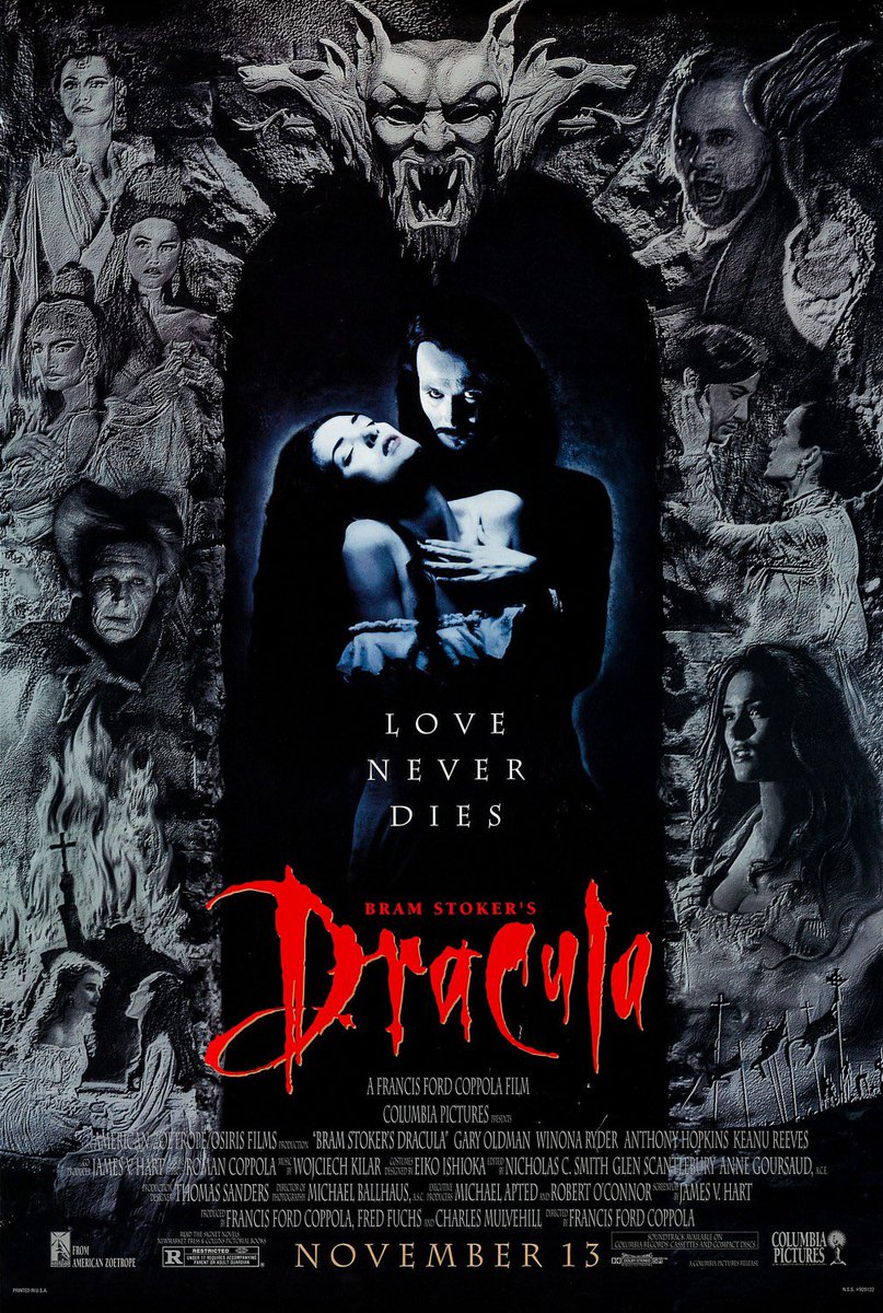 I sometimes wonder why Tim Burton’s Sleepy Hollow works for me but Bram Stoker’s Dracula doesn’t.

Because the two do share a lot in common (aside from both being produced by Francis Ford Coppola).

(a thread)
