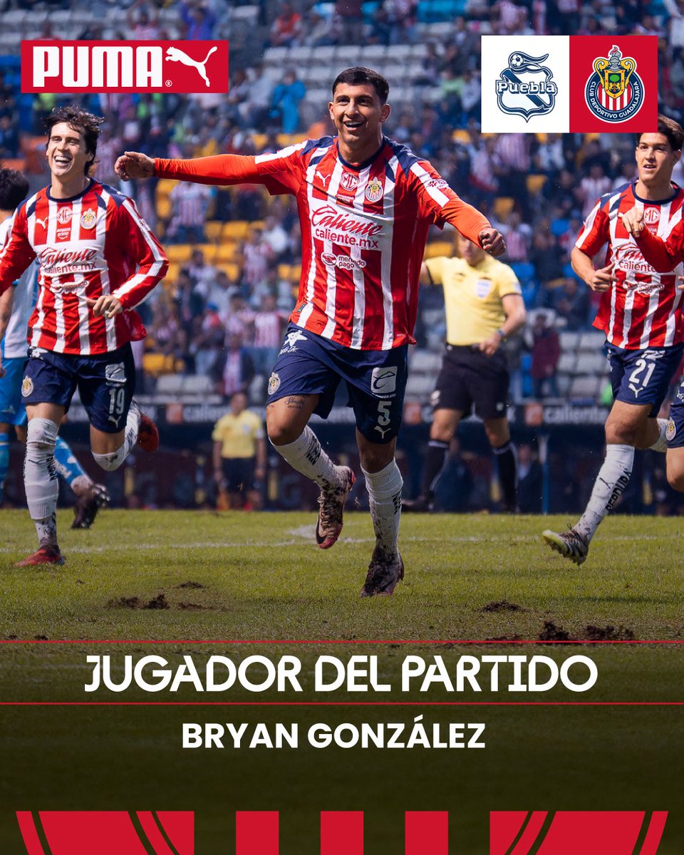Chivas's tweet image. 🤯 Nos dejaste sin palabras, Cotorro. ¡Por eso eres el jugador @PUMAmexico del partido! 🔥