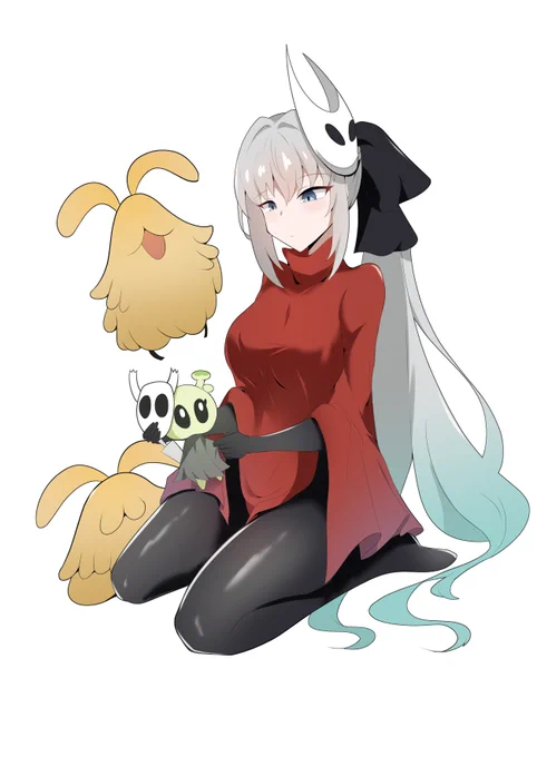 ホロウナイトのコスプレをしてくれるモルガン陛下 #FGO