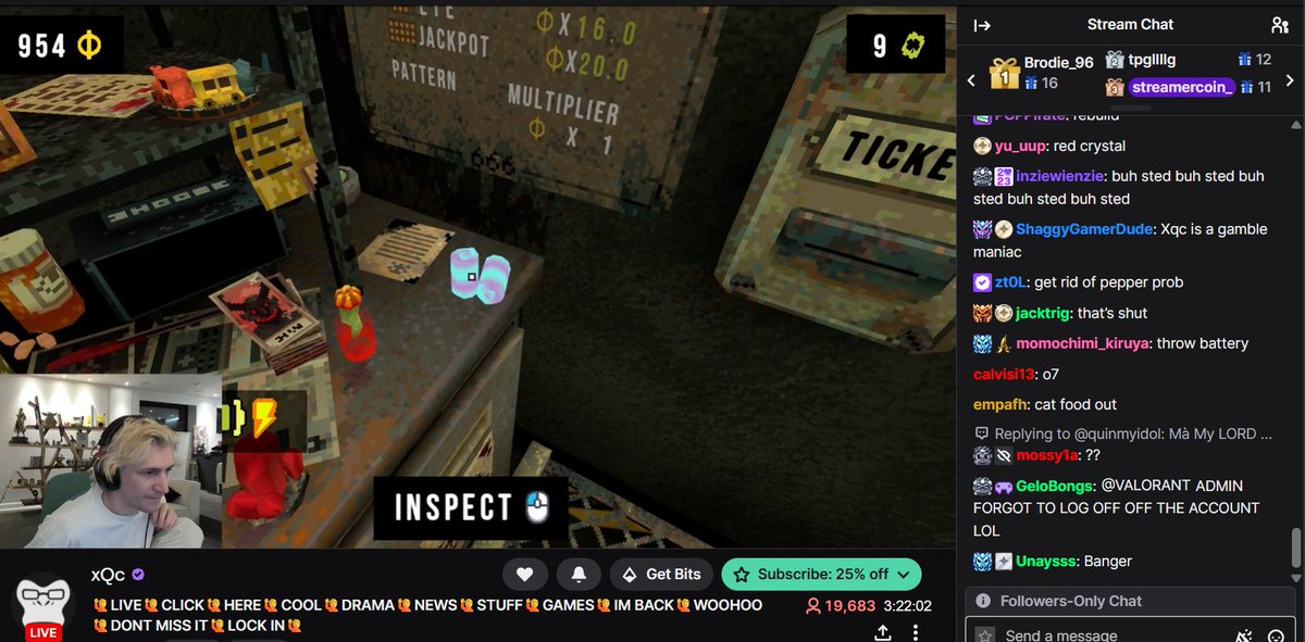 STREAMER DONATED 11 SUBS TO <a href="/xQc/">xQc</a> AND CLAIMED #3 ON THE LEADERBOARD!

$STREAMER