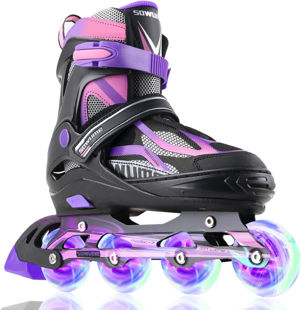 ritas_finds's tweet image. 💥 Only $16.79 w/ code EJRFI2VG + coupon (orig. $41.59!) 🔥 Inline #Skates Deal! 🔥
Adjustable Roller Skates (S/M/L/XL) for growing kids 👦👧
✨ Cool design + light-up wheels (no batteries)
🛡️ Triple protection + breathable liner + sturdy frame

👉 joylink.io/positive-light…