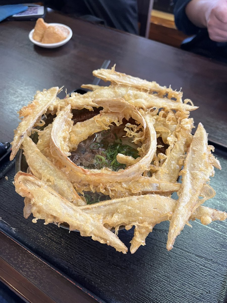 今日はうどん食べにみんな連れてきた！