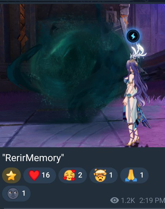 GENSHIN LEAKS

.
.
.
.
.

.
.
.
.
.
.
..
.
.
.
.
.
.
.
.

So we got some more infos ignore lauma here , these are some "Rerir memories" it seems
Doesn't the first one look like a gravestone? Or an ancient tab something pretty sure we'd be seeing his backstory 
#Rerir I can't wait