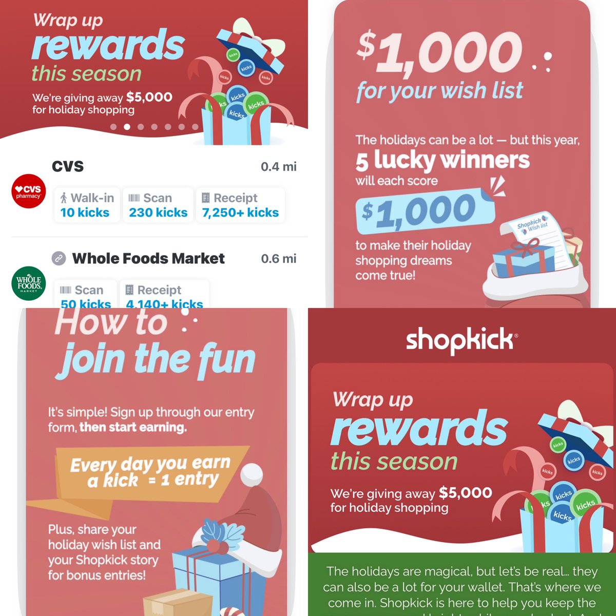 1~Join #ShopKick be4 entering any current #Promo #Contest 
2~Confirm email
3~Sign up by downloading app and using #Code COOL313074  
get.shopkick.com/96Rn/3fc74888
get #Bonus &amp; #Free &amp; Get #FreeGiftCards and #PayPal Cash  
📱Ongoing #Sweepstakes &amp; #Contests When one ends another Begins