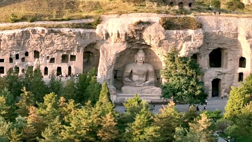 Cave 9 of the Yungang Grottoes, featuring over 1,140 statues and located in the central part of this 1,500-year-old UNESCO World Heritage Site, reopened to the public on Friday in Datong, north China's Shanxi Province, after 15 months of maintenance.
