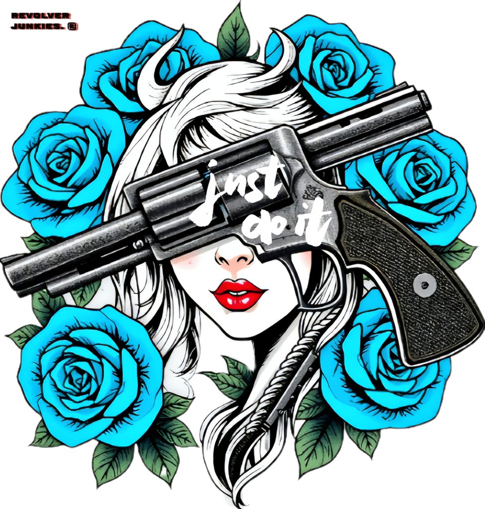 Pcc_42o's tweet image. 💙just do it.🔫💙
#logodesigns #logos #GraphicDesigner 
#ロゴデザイン #薔薇 #RJ