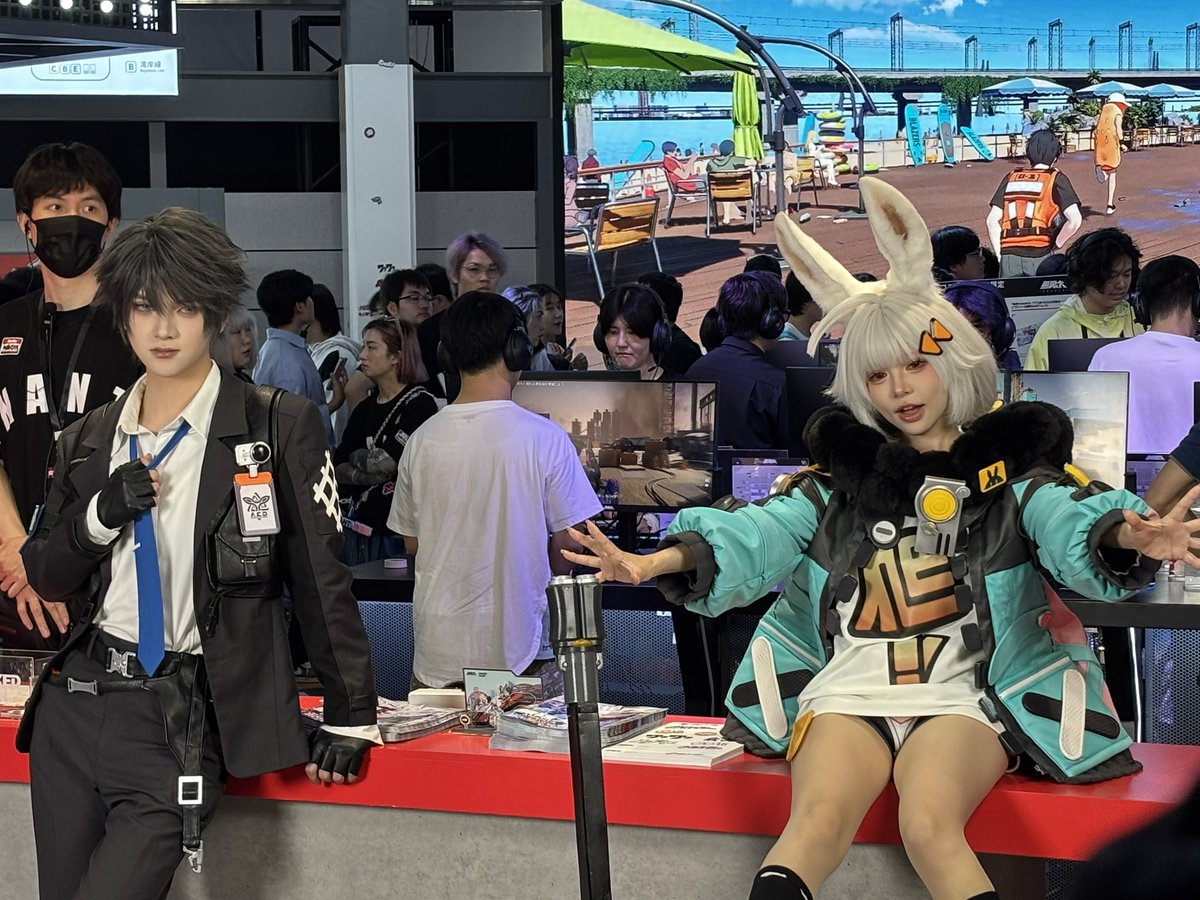 ginnsyu's tweet photo. 東京ゲームショウに来ました。
とりあえずANANTA
 #AnantaTGS https://t.co/X2j4UxRjB5