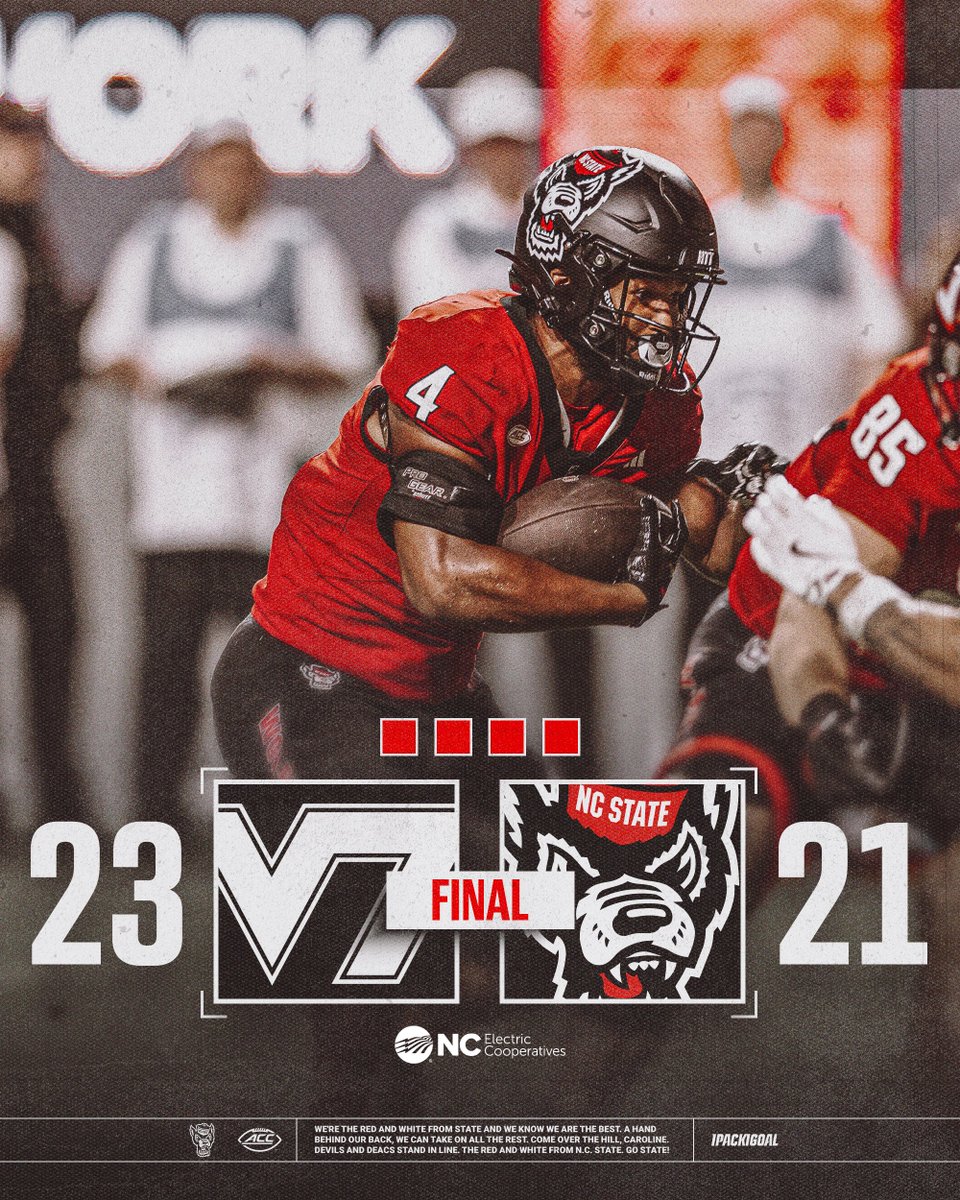 NC State Football tweet media