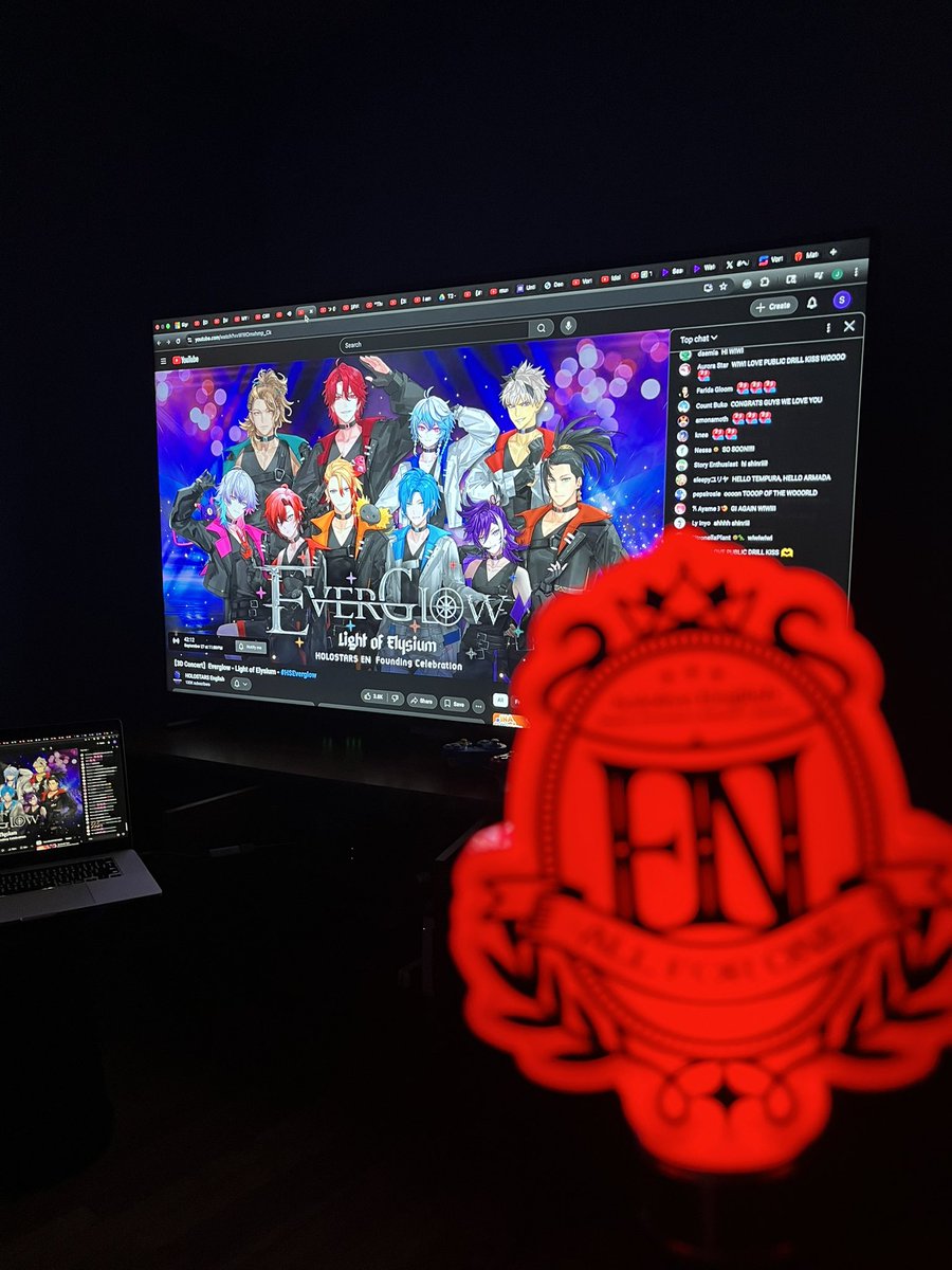 I’m ready for the concert! Which is free by the way. Find it here! youtube.com/live/WWOmxhmp_… #HSEverglow