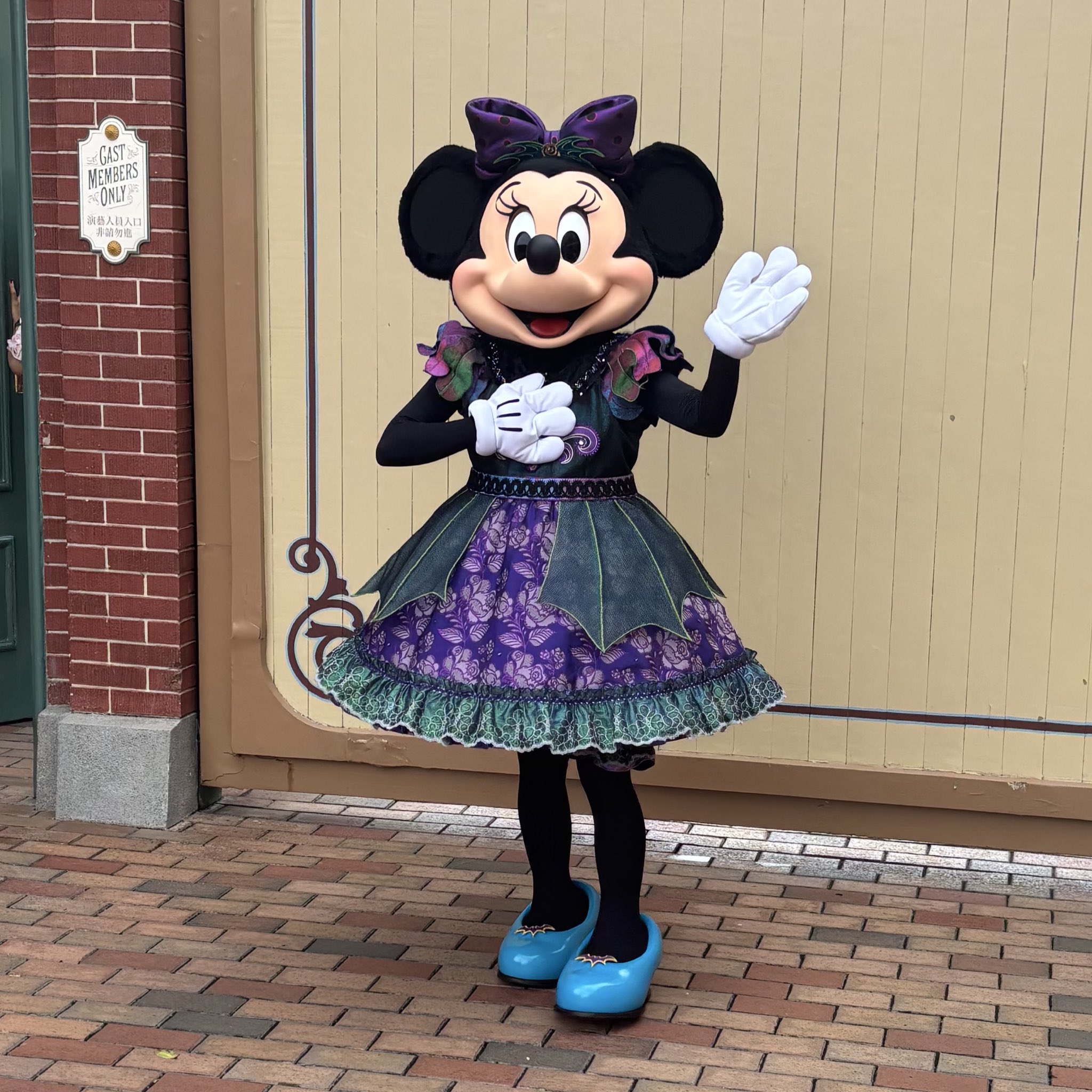 【ハロウィン】ミニーちゃんコスチューム disneylandresort の#mainstreet ハロウィン衣装のミニー