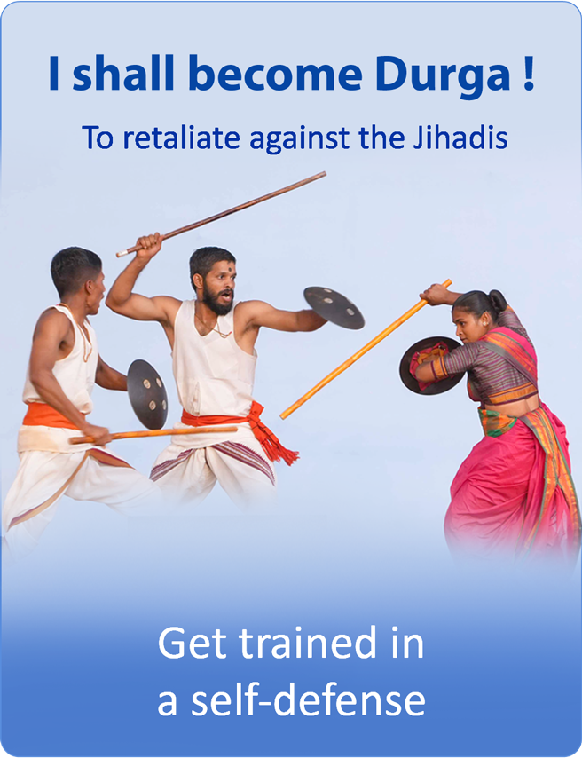 HinduJagrutiOrg's tweet photo. True #WomenEmpowerment is not just about financial independence, but also about the courage and strength to defend oneself.

This Navratri, let us awaken the Durga Shakti within every woman.

Join the movement #MainHoonDurga ✨.
Empower yourself — Enroll now in self defence for Hindu Girls! 💪