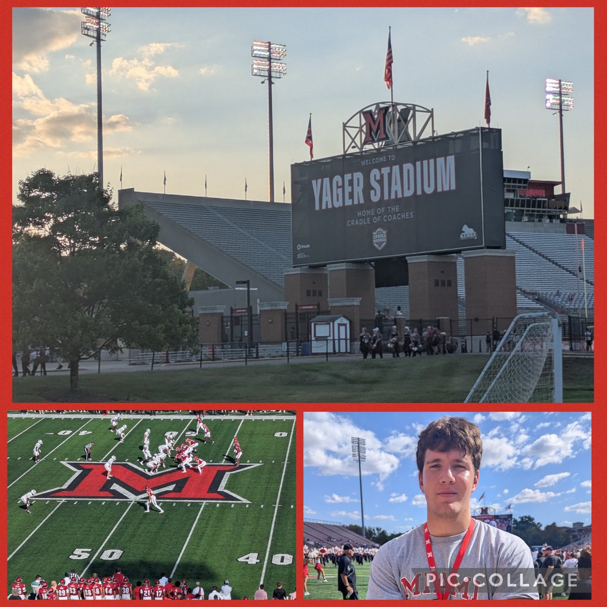 Great day of <a href="/MiamiOHFootball/">Miami Football</a> in Oxford! Always good to spend time with <a href="/Coachjpatton/">James Patton</a> and the guys. Thanks <a href="/CoadyKeller1/">Coady Keller</a> and the staff for the hospitality! <a href="/CHSFootball100/">Central Rockets - Football</a>