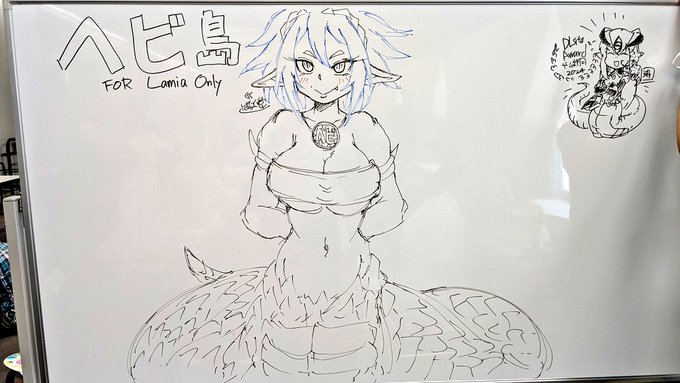 そして今年もヘビ島開催中 #jingaionly