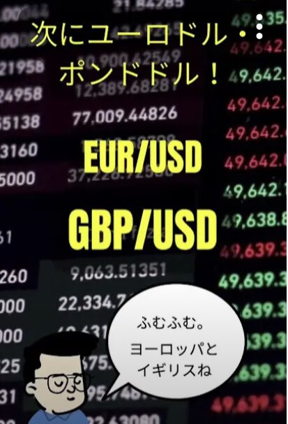 昨日 YouTubeショート更新してます🆙初心者🔰必見！

【FXリーマントレーダーたかし】第7話 FX用語10選①【通貨ペア】

⬇️ショート動画は
youtube.com/shorts/o4FtVCe… <a href="/YouTube/">YouTube</a>より

#fx #fx初心者 #YouTube #投資 #チャンネル登録 #ドル円 #ブログ #副業