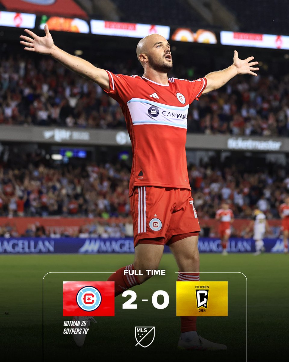 .<a href="/VamosFire/">Chicago Fire FC</a> se llevó los 3 puntos como local frente a Columbus para mantenerse en la pelea. 😤