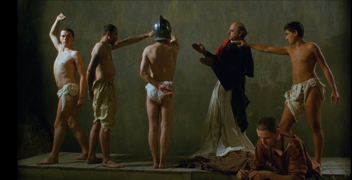 spotlesswild's tweet photo. Após ver Sebastiane, assisti Caravaggio do Derek Jarman

Uma coisa que me deixa abismado é o fato de que com orçamentos curtíssimos, o Jarman faz alguns dos filmes mais visualmente belos que eu já vi na minha vida (E poucos no cinema abordam tão bem o corpo masculino quanto ele). https://t.co/dTwxHqIGJy