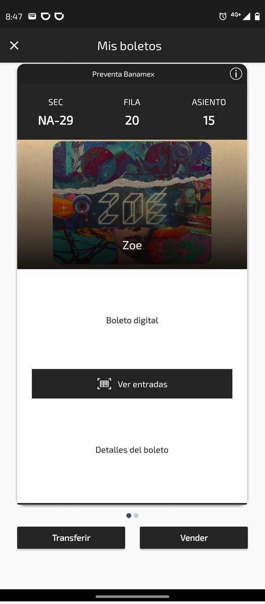 ThepotLimbo's tweet photo. @zoetheband @HelloSeahorseMX Tengo dos boletos para hoy $700 por ambos, se los transferiria
No podré llegar por la lluvia https://t.co/Erkm2hUI4V