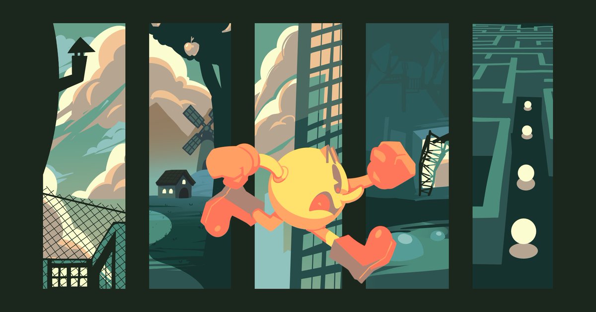 BryanJo97527502's tweet image. Taking advantage of the Pac-Man World 2 Re Pac furor, I will show the art of the Haunting Loop song (from the lol promo video)

Help of some drawings by @ThePermafrostt

#PacManWorld2 #PacMan #PACMAN45TH #fanart #drawing