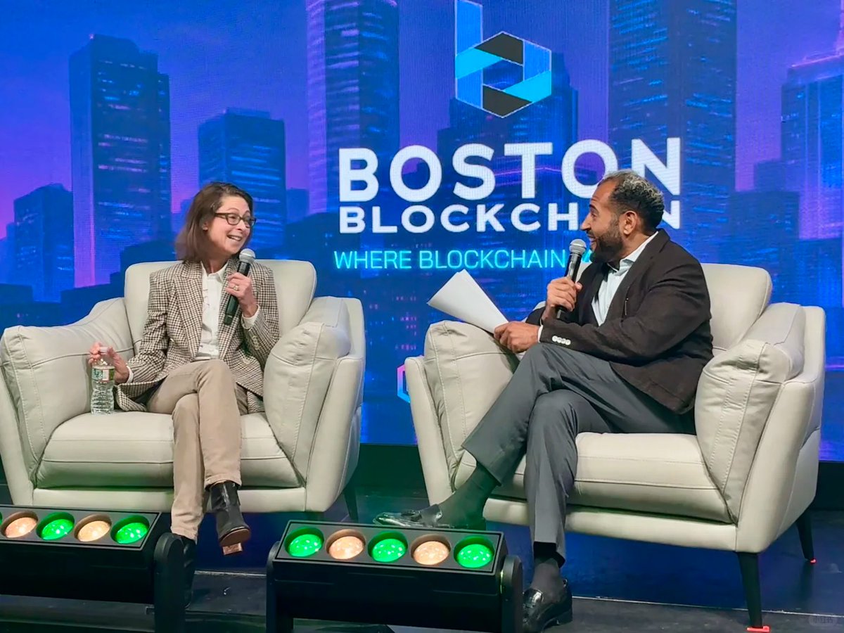 Last week, at an event at Boston Blockchain Week, I got to know a woman who instantly captivated me: Abigail Johnson, Chairman and CEO of Fidelity Investments. She leads a global financial giant, overseeing $5.9 trillion in assets and a frequent guest on Forbes' "World's Most