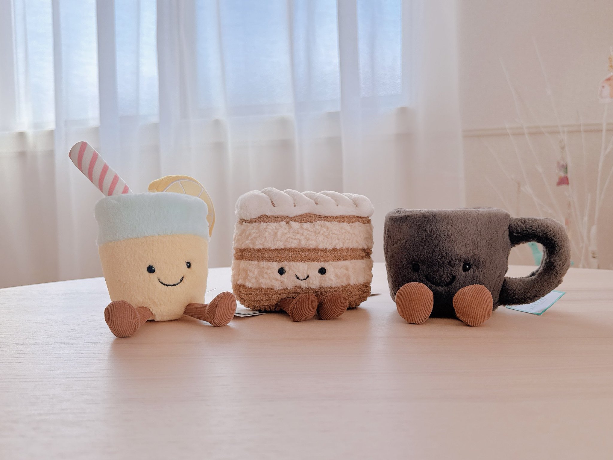 ジェリーキャット 　レモネード　ドリンク　ジュース　ぬいぐるみ JELLY CAT - 新作 新品 レモネード ジェリーキャット ジュース