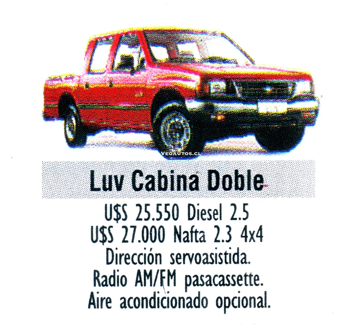 VeoAutos's tweet photo. La LUV ensamblada en Chile, comercializada en Argentina, marzo de 1996.
+ Info https://t.co/5uFq7xLTJd
#Chevroletluv #luvdiesel #luvArgentina @ChevroletArg @RiveraNotario @ChevroletCL https://t.co/HK8drhYyFr