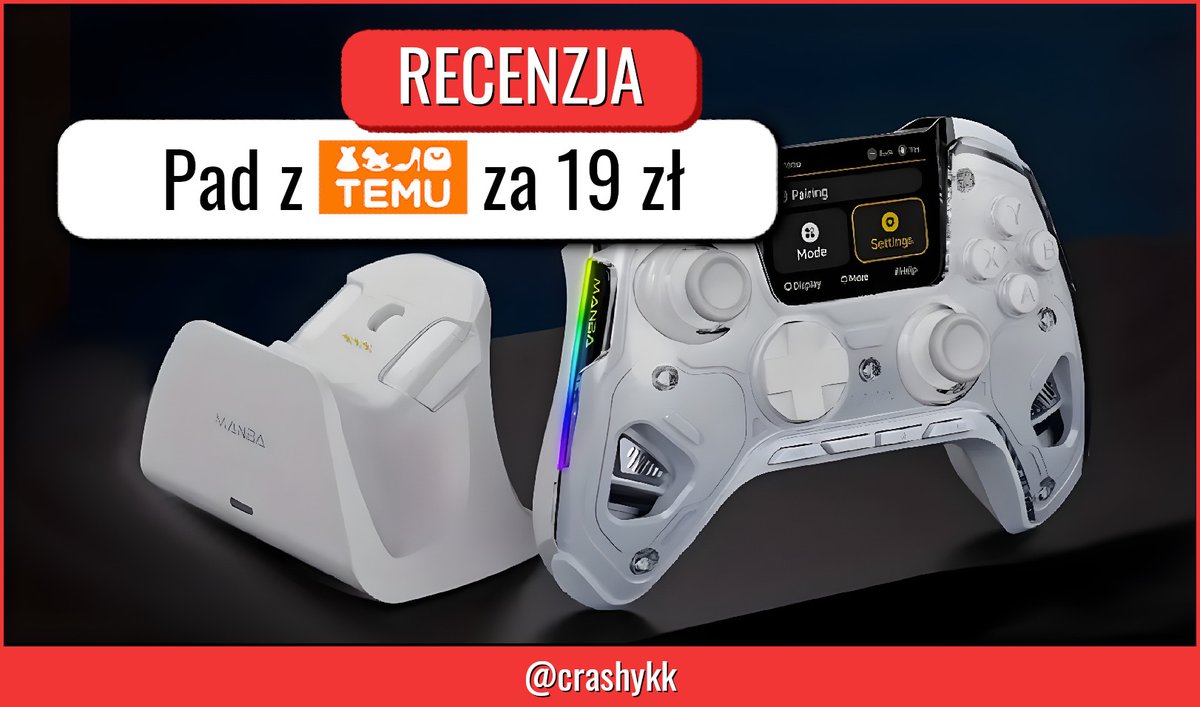 crashykk's tweet photo. Sprawdziłem pada z temu za 19 zł! 🎮
Czy Manba One jest wart Waszej uwagi? 🔥
Recenzja już czeka 👉 https://t.co/mAuUtkpbD5
#ManbaOne #Gaming #Recenzja https://t.co/tb7UYkDpy4