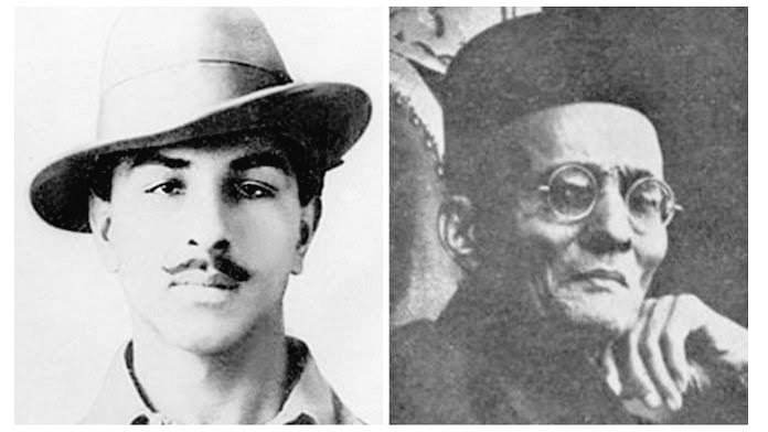 HistoryCell's tweet image. &quot;हमें छोड़ दिया जाए तो आजीवन क्रांति से किनारा कर लेंगे।&quot;   -सावरकर  

&quot;हमारे साथ राजनीतिक बंदी जैसा ही व्यवहार किया जाए और फांसी देने की जगह गोलियों से भून दिया जाए।&quot;   
-भगत सिंह