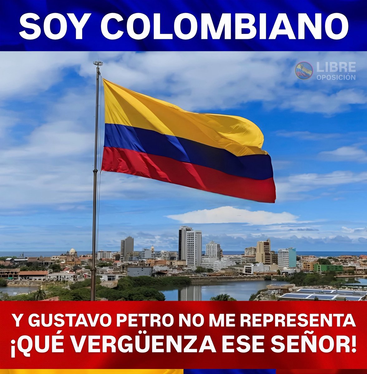 #Colombia 🇨🇴| Soy colombiano y Gustavo Petro, no me representa ¡QUÉ VERGÜENZA ESE SEÑOR!