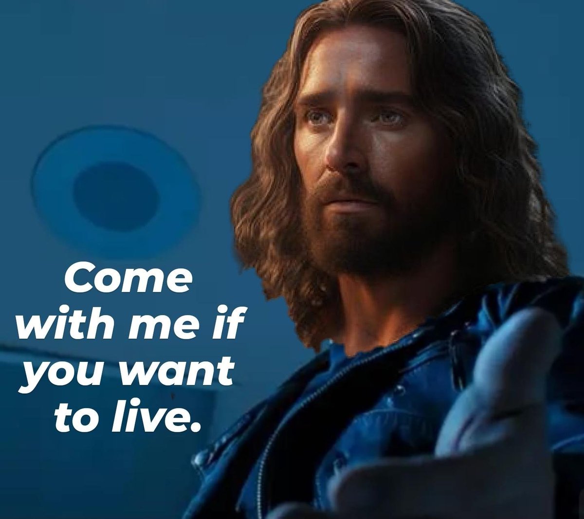 Welcome to the spiritual war. Come with me if you want to live.