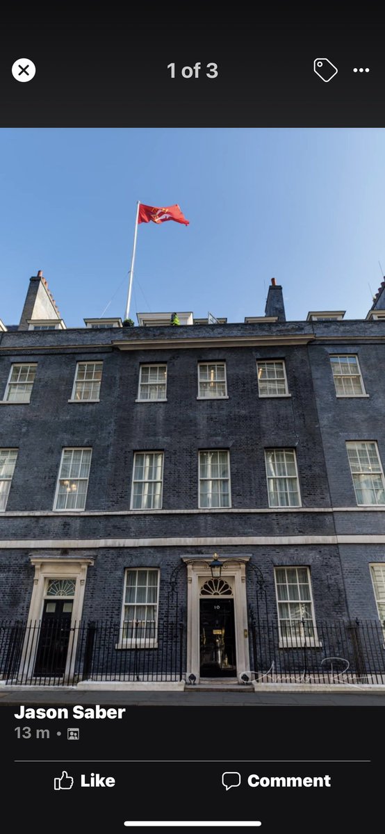 THERussellGrant's tweet image. Does Patriotic Renewal mean the Middlesex flag (bought by local people) will fly over Downing St, May 16th, again, in honour of the glorious dead of the Middlesex Reg (13th Middx 👑 Westminster) who gave their lives in patriotic service to their country? This year it was refused.