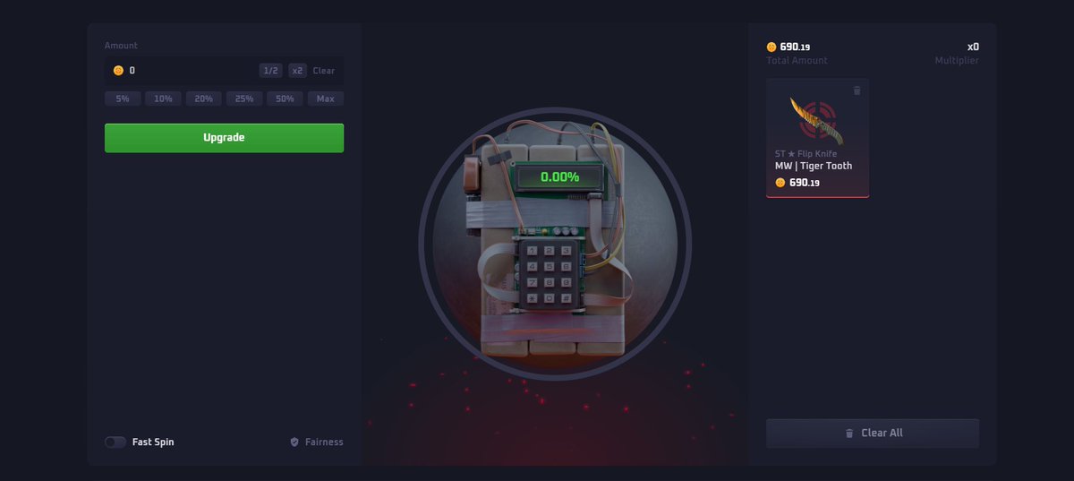 Only 11h left until Hunt launches 🚀

For every like on this post, I'll add one coin to the upgrade below. If we win, I'll give the $700 skin away ⚡️